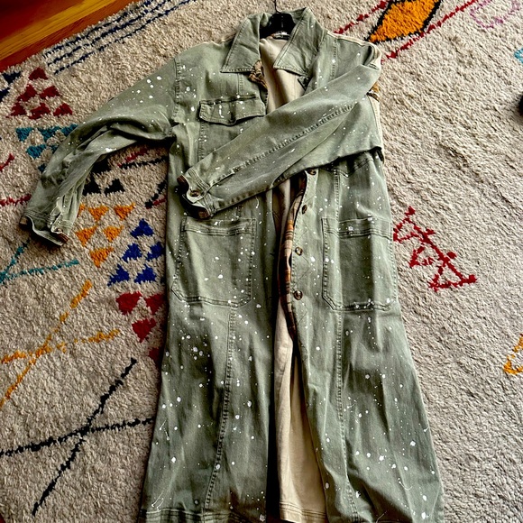 Long spring jacket. NWOT size xl Oli and Hale - Picture 1 of 3